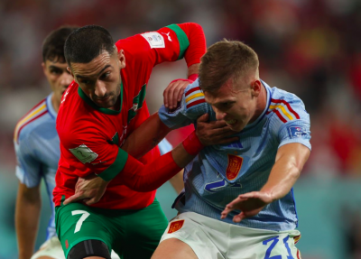 الشوط الأول بين المغرب وإسبانيا انتهى متعادلا