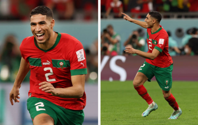 لقطة حكيمي التي جابت العالم