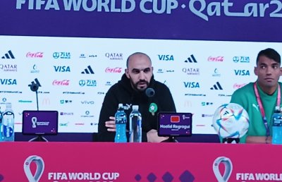 الركراكي: لا أتخوف من الاصابات لدي البدائل من المستوى العالي