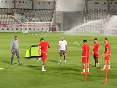 إنطلاق تداريب المنتخب الوطني في هذه الأثناء