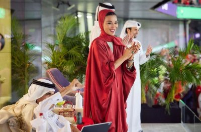 الشيخة موزا طارت فرحا بإنجاز الاسود