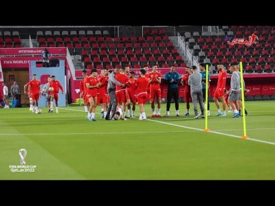 اجواء اكثر من رائعة في تداريب المنتخب المغربي وحضور قياسي للصحافة العالمية