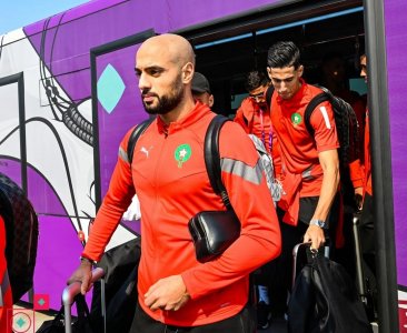 بعثة المنتخب المغربي تتوجه صوب أرض الوطن
