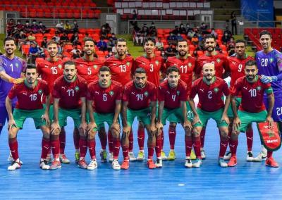 منتخب المغرب داخل القاعة يفوز وديا على لاتيفيا