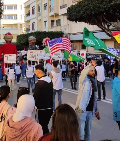 كرنڤال المونديال في شوارع طنجة