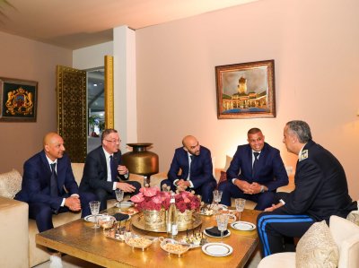 لقجع والركراكي وطاقم الأسود في ضيافة الحموشي