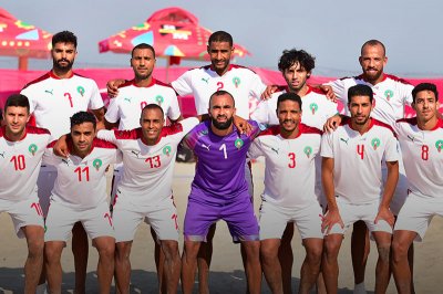 أسود الشاطئ لكرة القدم يكتسحون ليبيا بحصة كبيرة