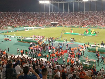 أجواء إحتفالية رائعة في المجمع الرياضي مولاي عبد الله