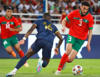 مباراة المنتخب الوطني أمام ليبيريا بأكادير