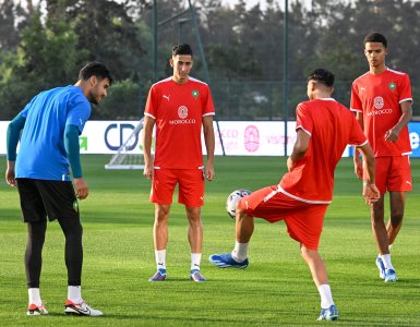 الأسود أنهوا معسكرهم  بحصة صباحية اليوم الأربعاء