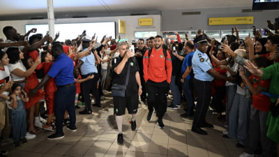 إستقبال كبير للأسود بكوت ديفوار