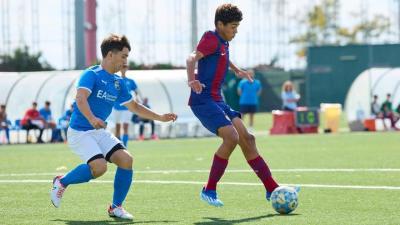 الزياني نجم برشلونة حاضر في معسكر الأشبال