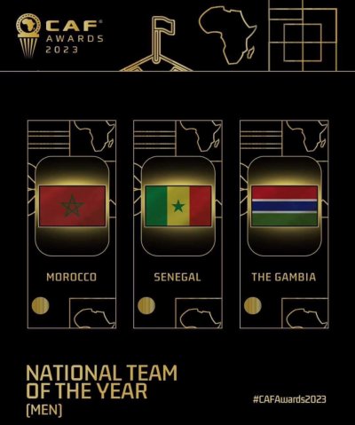 جوائز الCAF Awards..المنتخب المغربي ينافس على  أفضل منتخب  ذكورا وإناثا