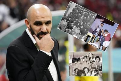 الركراكي: نستلهم من صورة أبطال  كان 1976 ..هدفي هو وضع صورتنا جنبها