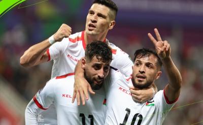 كأس آسيا: فلسطين الى الدور الثاني للمرة الاولى في تاريخها