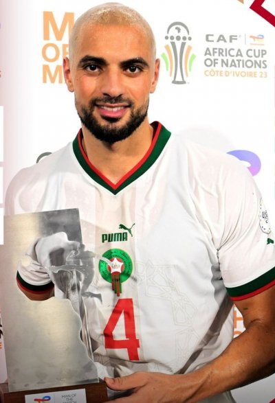 أمرابط أفضل لاعب في المباراة