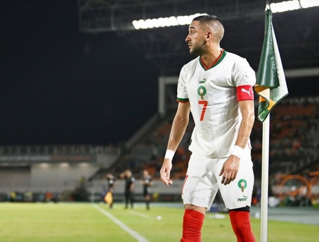 زياش خارج لائحة مباراة المغرب وجنوب إفريقيا