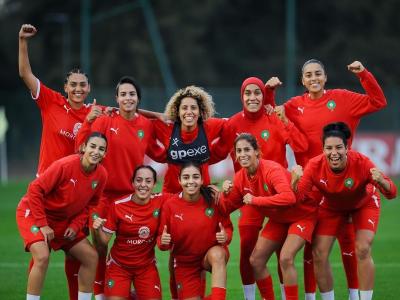 المنتخب النسوي يستعد لمباراة تونس في التصفيات المؤهلة للألعاب الأولمبية