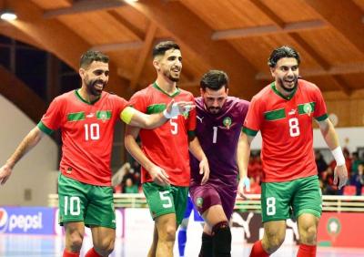 المنتخب المغربي لكرة القدم داخل القاعة يفوز وديا على نظيره العراقي (5-1)