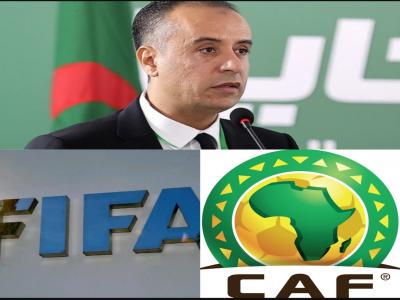  FIFA وال CAF  يسيران نحو تجميد عضوية الإتحادية الجزائرية