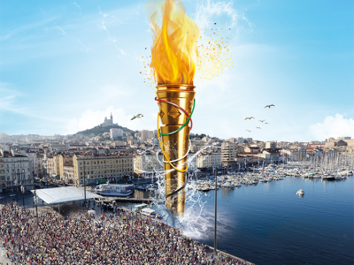 أولمبياد 2024: الشعلة الأولمبية تصل الشواطئ الفرنسية