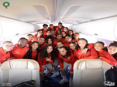 بعثة فتيات المنتخب المغربي تسافر إلى الجزائر