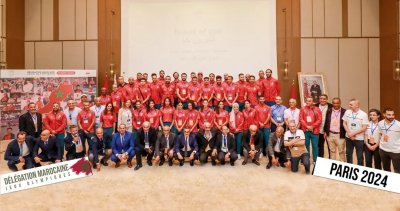 البعثة الأولمبية المغربية تصل على دفعتين