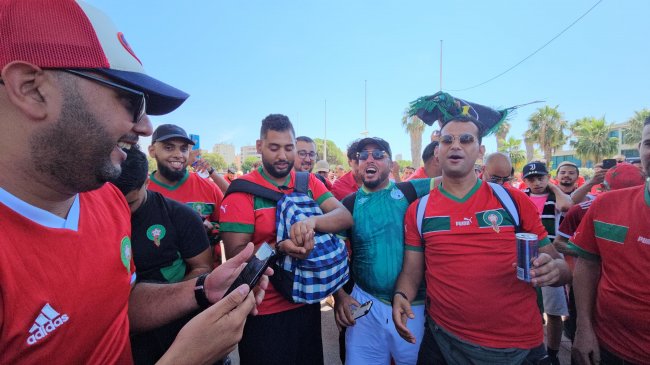 ماركا: الجماهير المغربية إحتلت ملعب فيلودروم