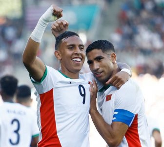 رحيمي يصبح أول لاعب مغربي يسجل في جميع مباريات الأولمبياد
