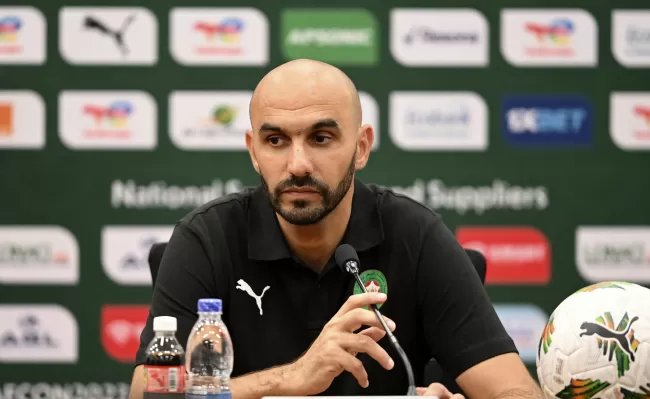 الركراكي:  النتيجة مهمة واللاعبون قدموا ما انتظر منهم 