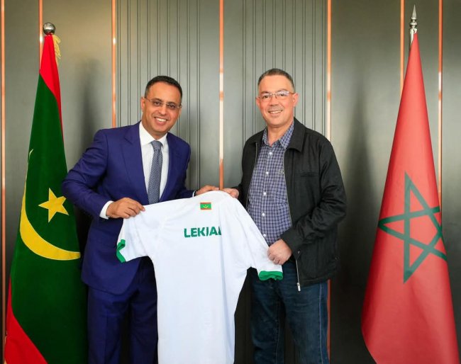 أحمد ولد يحيى يستقبل فوزي لقجع في موريتانيا
