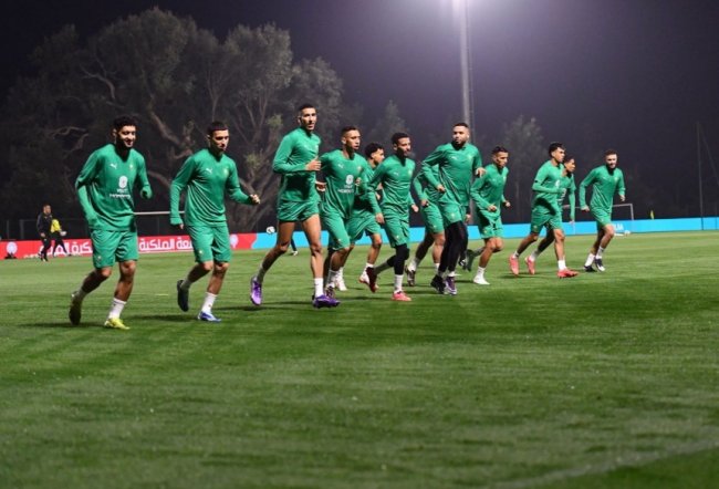 الأسود إختتموا تحضيراتهم بمركب محمد السادس بسلا قبل التوجه لوجدة