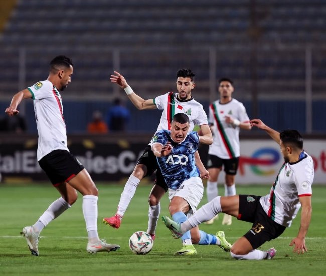 الجيش يوجه شكاية رسمية للكاف بسبب أحداث مباراة بيراميدز