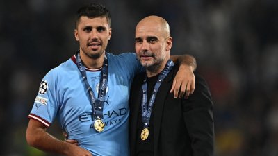 غوارديولا سعيد بعودة رودري لكنه ليس متأكدا من مشاركته في نهائي الكأس