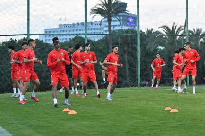 المنتخب الوطني لأقل من 20 سنة وصل لمدينة الإسماعيلة واجري أول حصة تدريبية استعدادا للقاء تونس