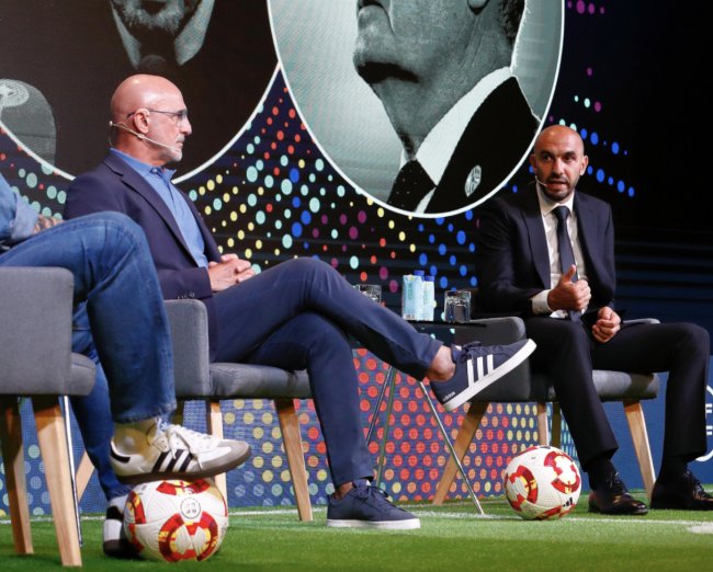 الركراكي إلتقى بدي لافوينطي بمدريد