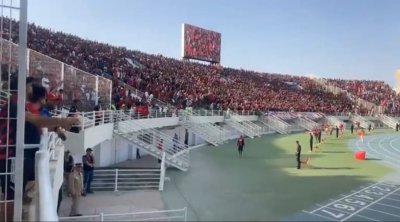 الجماهير المسفيوية والبركانية تصنع الحدث بالملعب الكبير رغم الحرارة