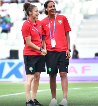 المنتخب الوطني النسوي يصل للملعب الأولمبي وسط تصفيقات حارة