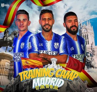 معسكر تدريبي لاتحاد طنجة بمدريد معسكر تدريبي لاتحاد طنجة بمدريد
