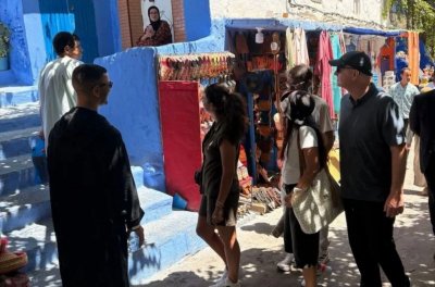شفشاون تبهر رئيس الفيفا بجمالها شفشاون تبهر رئيس الفيفا بجمالها