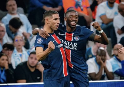 لاعبو سان جيرمان يفضلون حكيمي على ديمبيلي