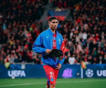 حكيمي ولمليوي في لائحة المتنافسين على الكرة الذهبية