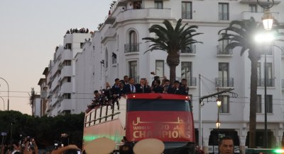 إستقبال شعبي حاشد يليق بأبطال العالم