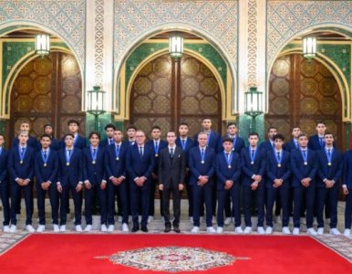 بتعليمات ملكية، ولي العهد الأمير مولاي الحسن يحتفل بمنتخب الأشبال أبطال المونديال بتعليمات ملكية، ولي العهد الأمير مولاي الحسن يحتفل بمنتخب الأشبال أبطال المونديال