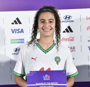 ميساء باها أفضل لاعبة في مباراة المغرب وكوستاريكا