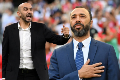 الناخب الوطني وطارق السكتيوي يحضران ديربي الدار البيضاء