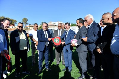 تسليم الملاعب الكروية: الملعب الجماعي بابزو والملعب البلدي بزاوية الشيخ