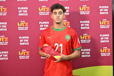 عبد العالي الداودي أحسن لاعب في لقاء المغرب وكاليدونيا الجديدة