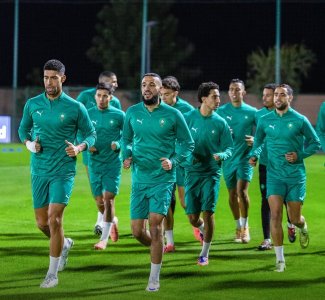 المنتخب الوطني يخوض اليوم آخر حصة تدريبية بمركب محمد السادس بسلا