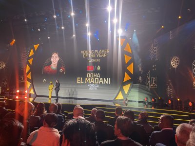 ضحى المدني أفضل لاعبة إفريقية شابة